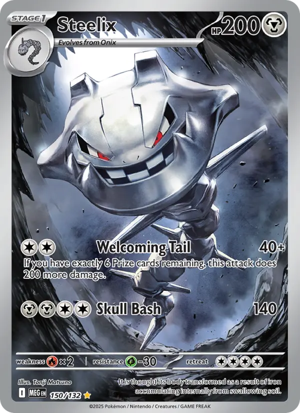 Carte Pokémon Steelix #150 — Méga-Évolution