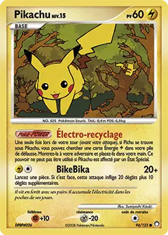 Carte Pokémon Pikachu #94 — Trésors Mystérieux