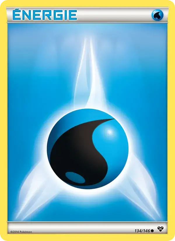 Carte Pokémon Énergie Eau #134 — XY
