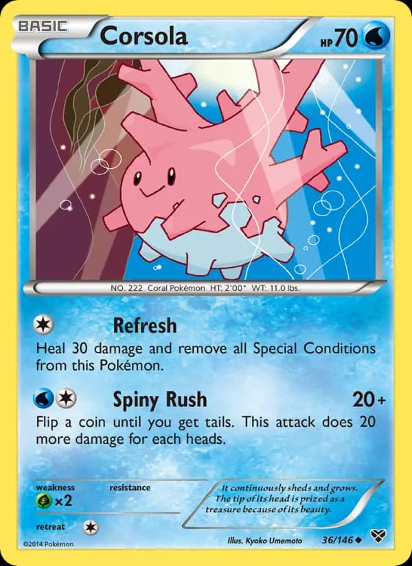 Corsola #36 — XY