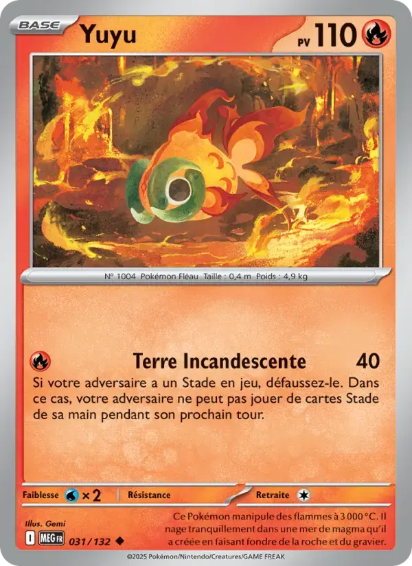 Carte Pokémon Yuyu #031 — Méga-Évolution