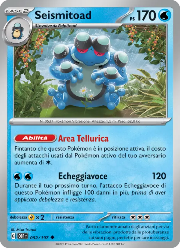 Carte Pokémon Crapustule #052 — Flammes Obsidiennes