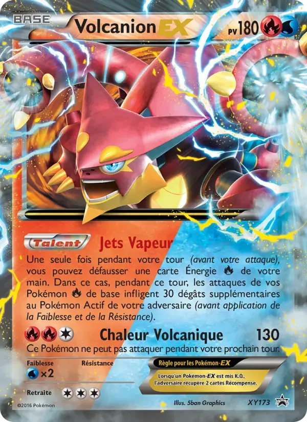 Carte Pokémon Volcanion-EX #XY173 — Promos X&Y
