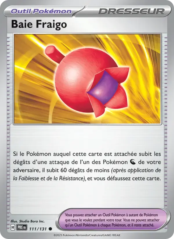 Carte Pokémon Baie Fraigo #111 — Évolutions Prismatiques