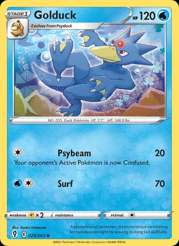 Golduck #25 — Evolving Skies