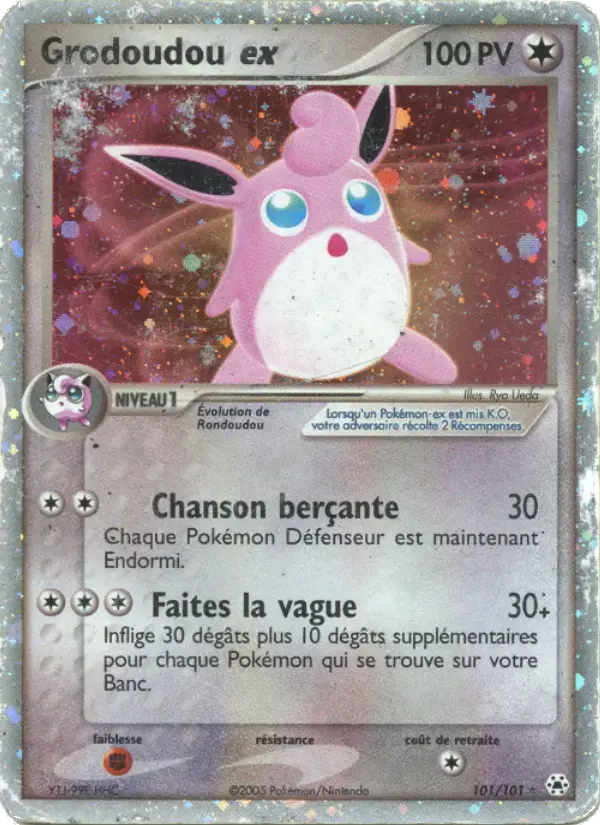 Carte Pokémon Grodoudou ex #101 — Légendes Oubliées