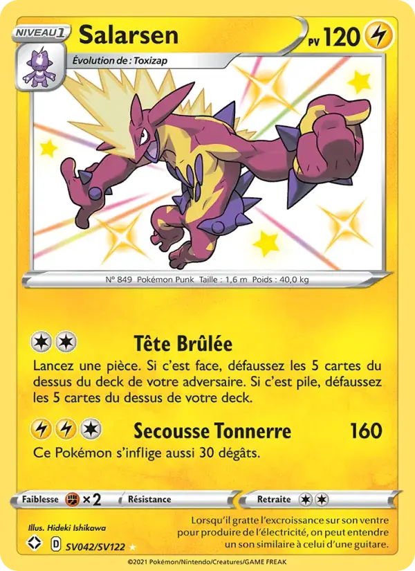 Carte Pokémon Salarsen #SV042 — Destinées Radieuses