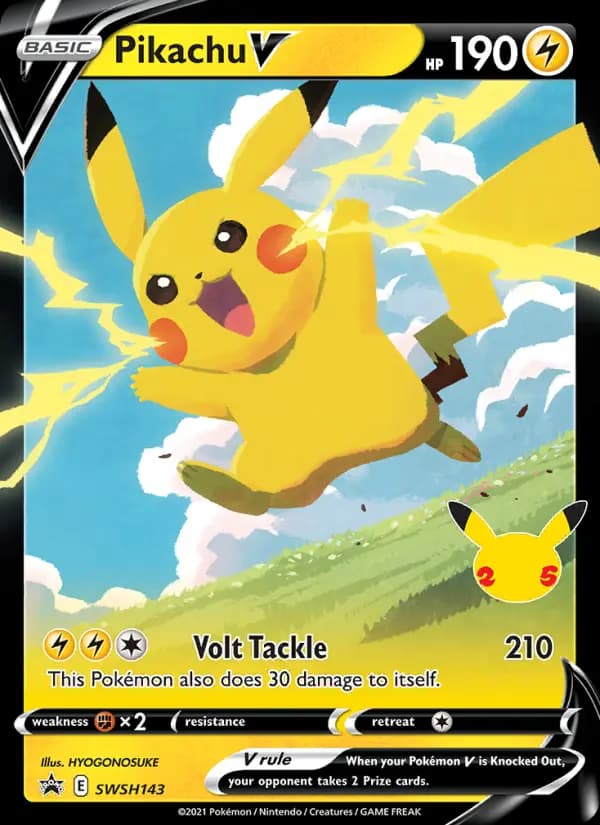 Pikachu V #SWSH143 — Sword & Shield Promos