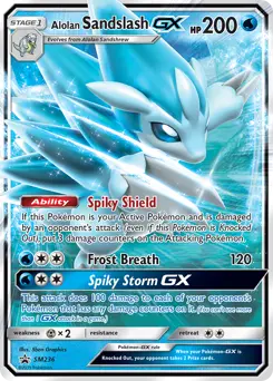 Alolan Sandslash GX #SM236 — Sun & Moon Promos