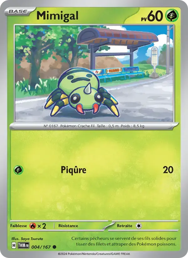 Carte Pokémon Mimigal #004 — Mascarade Crépusculaire
