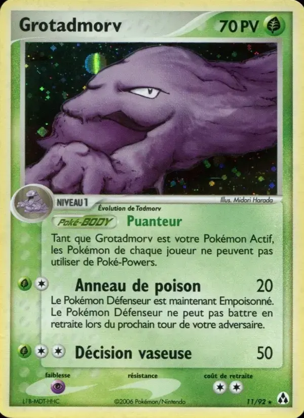 Carte Pokémon Grotadmorv #11 — Créateurs de Légendes