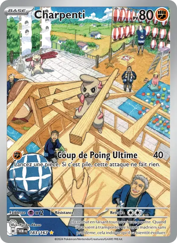 Carte Pokémon Charpenti #183 — Mascarade Crépusculaire