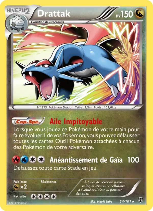 Carte Pokémon Drattak #64 — Explosion Plasma