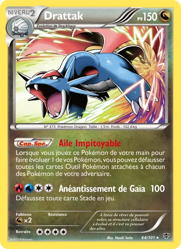 Carte Pokémon Drattak #64 — Explosion Plasma