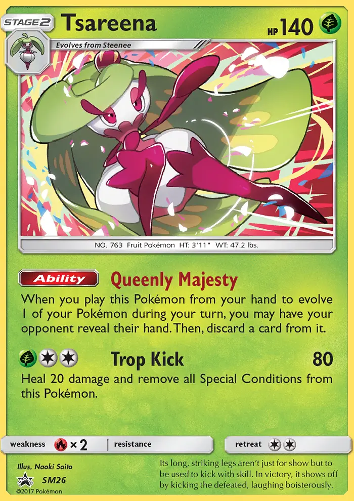 Carte Pokémon Sucreine #SM26 — Promos Soleil et Lune