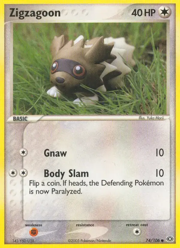 Zigzagoon #74 — Emerald