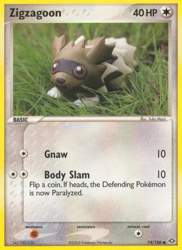 Zigzagoon #74 — Emerald