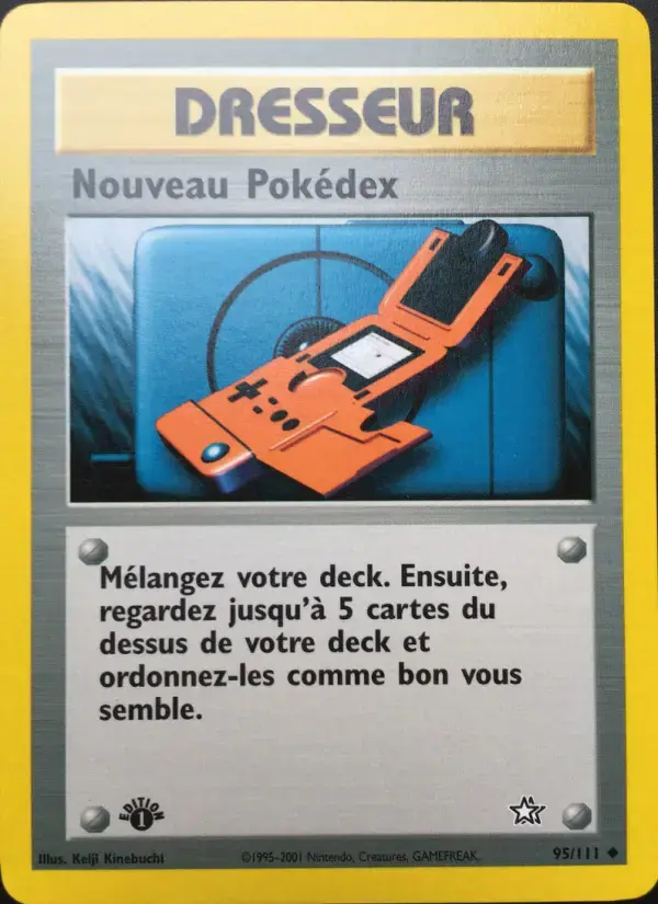 Carte Pokémon Nouveau Pokédex #95 — Neo Genesis