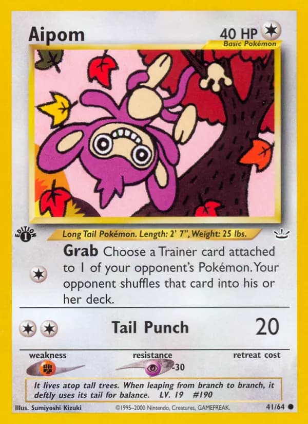 Aipom #41 — Neo Revelation