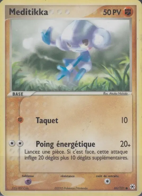 Carte Pokémon Meditikka #66 — Légendes Oubliées