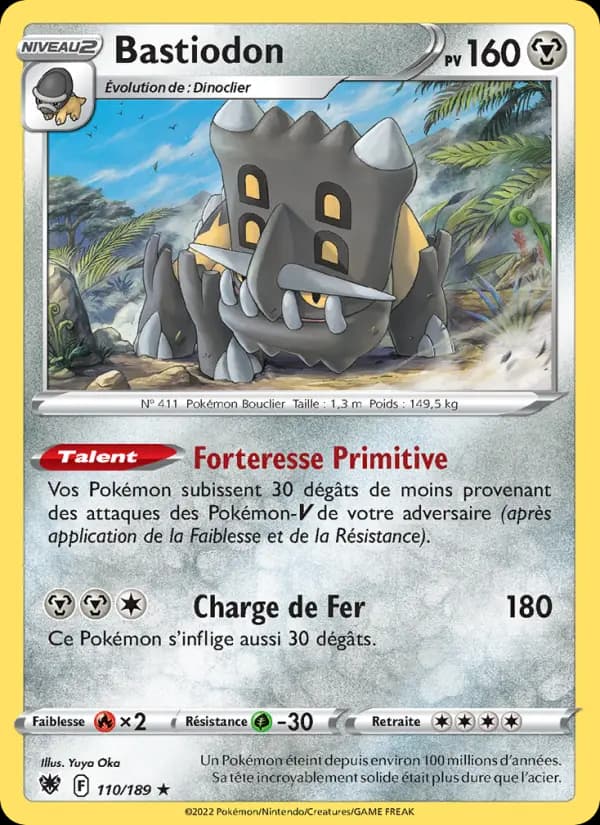 Carte Pokémon Bastiodon #110 — Astres Radieux