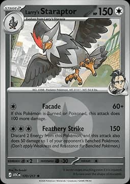 Larry's Staraptor #170 Non Holo — Ascended Heroes