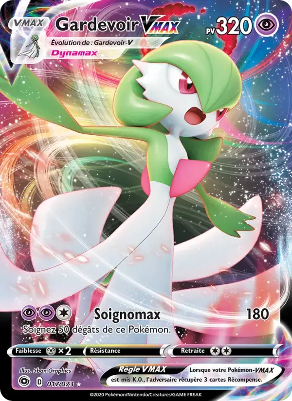 Carte Pokémon Gardevoir VMAX #17 — La Voie du Maître