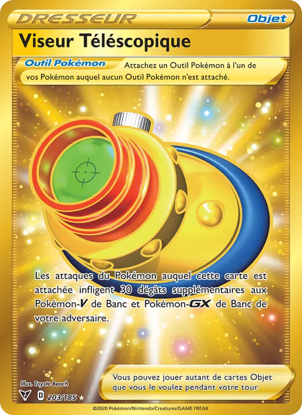 Carte Pokémon Viseur Téléscopique #203 — Voltage Éclatant