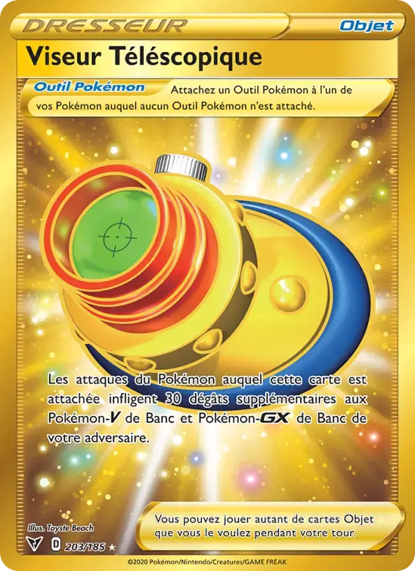 Carte Pokémon Viseur Téléscopique #203 — Voltage Éclatant