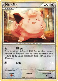 Carte Pokémon Mélofée #54 — L'Appel des Légendes