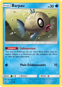 Carte Pokémon Barpau #28 — Majesté des Dragons