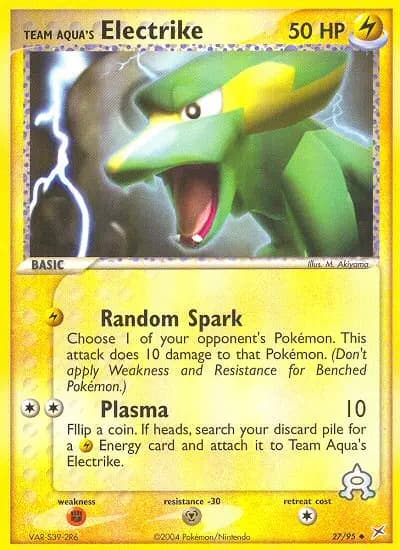 Team Aqua's Electrike #27 — Team Magma vs Team Aqua