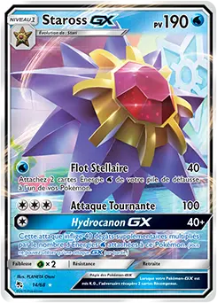 Carte Pokémon Staross-GX #14 — Destinées Occultes