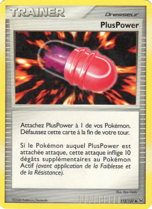 Carte Pokémon PlusPower #112 — Platine