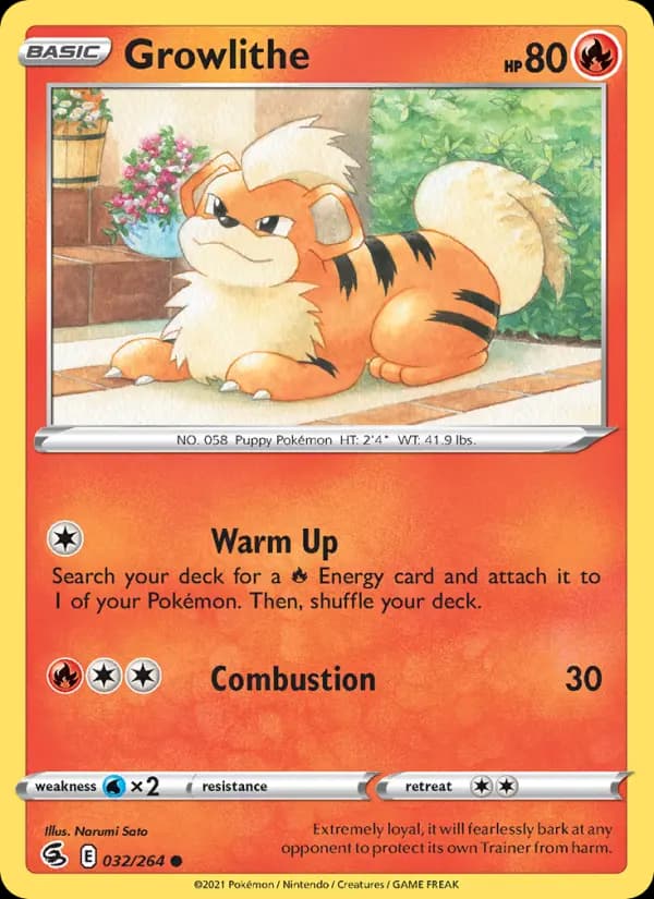 Growlithe #32 — Fusion Strike