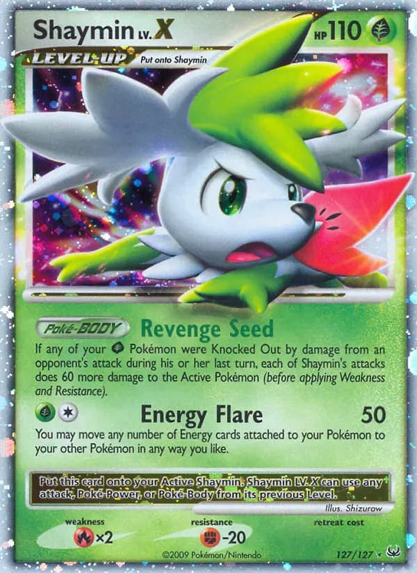 Shaymin #127 — Platinum