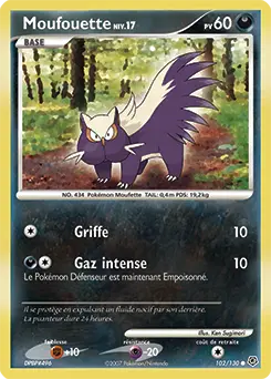 Carte Pokémon Moufouette #102 — Diamant et Perle