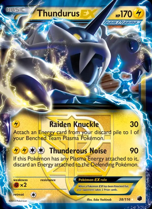 Thundurus-EX #38 — Plasma Freeze