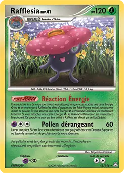 Carte Pokémon Rafflesia #45 — Éveil des Légendes
