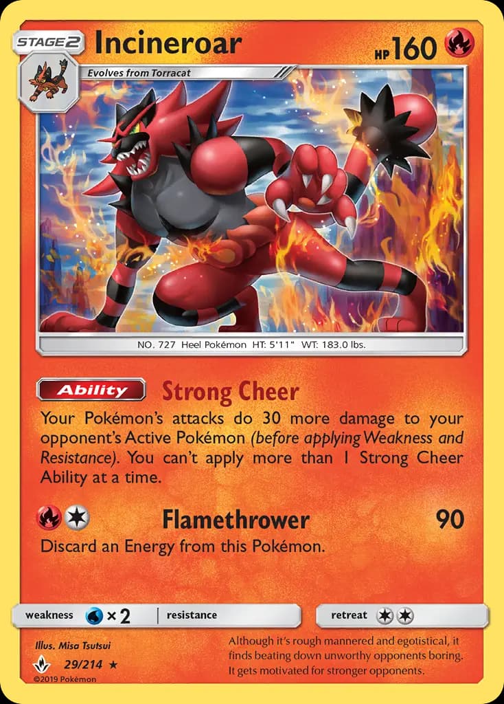 Incineroar #29 — Unbroken Bonds