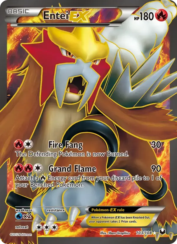 Entei-EX #103 — Dark Explorers