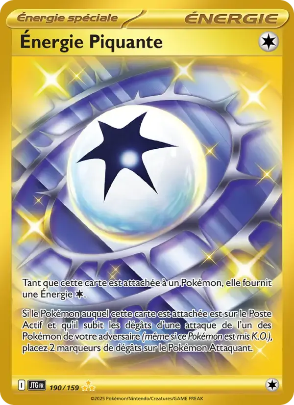 Carte Pokémon Énergie Piquante #190 — Aventures Ensemble