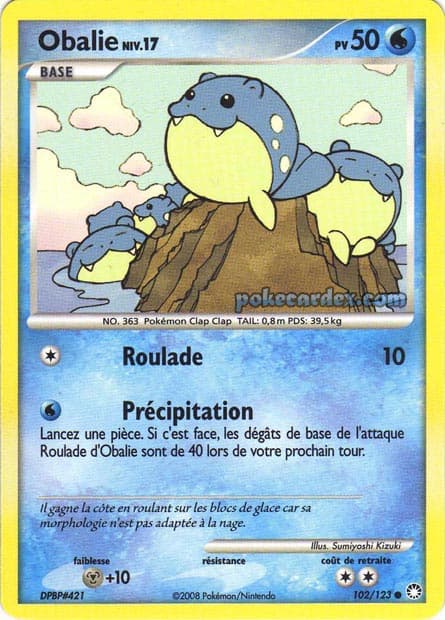 Carte Pokémon Obalie #102 — Trésors Mystérieux
