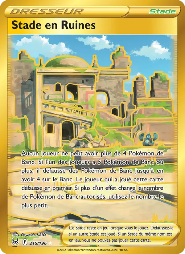 Carte Pokémon Stade en Ruines #215 — Origine Perdue
