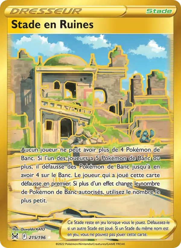 Carte Pokémon Stade en Ruines #215 — Origine Perdue