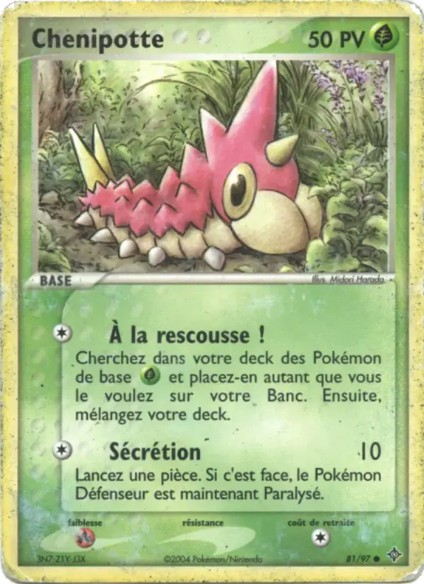 Carte Pokémon Chenipotte #81 — Dragon