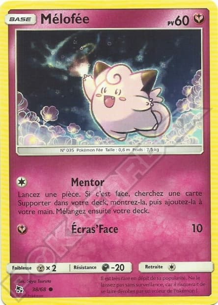 Carte Pokémon Mélofée #38 — Destinées Occultes