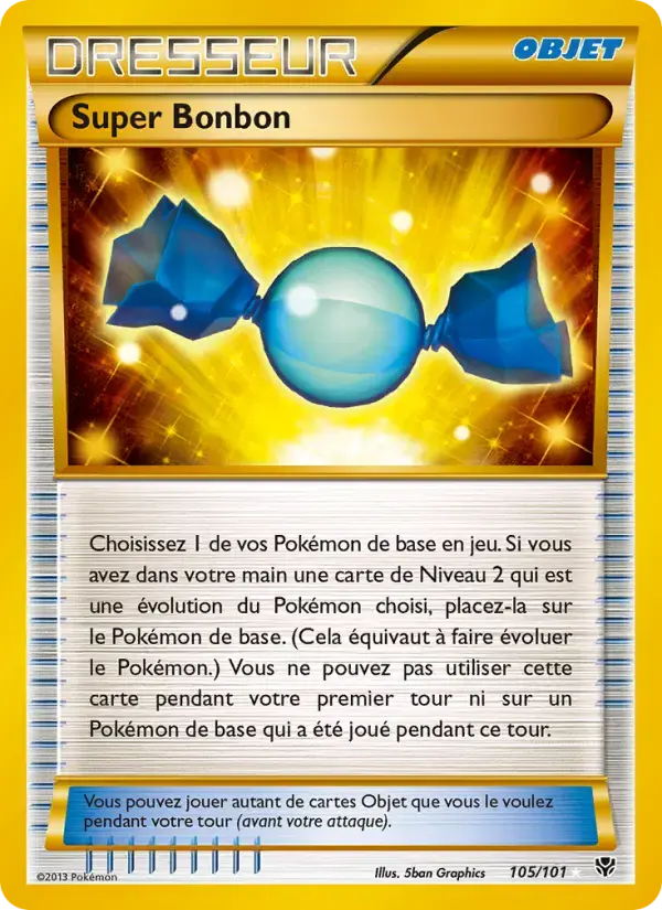Carte Pokémon Super Bonbon #105 — Explosion Plasma