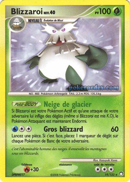 Carte Pokémon Blizzaroi #19 — Trésors Mystérieux