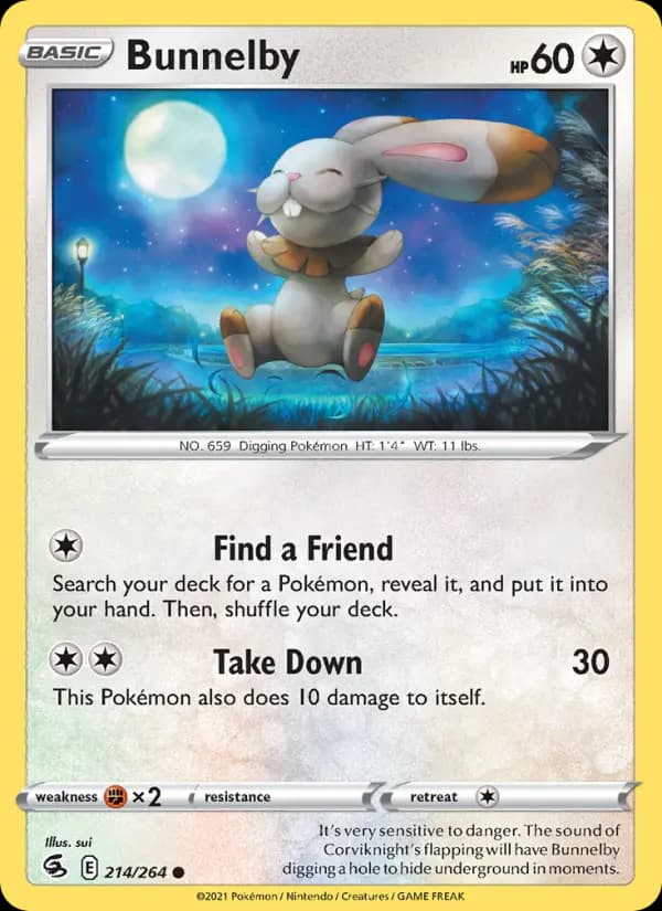 Bunnelby #214 — Fusion Strike